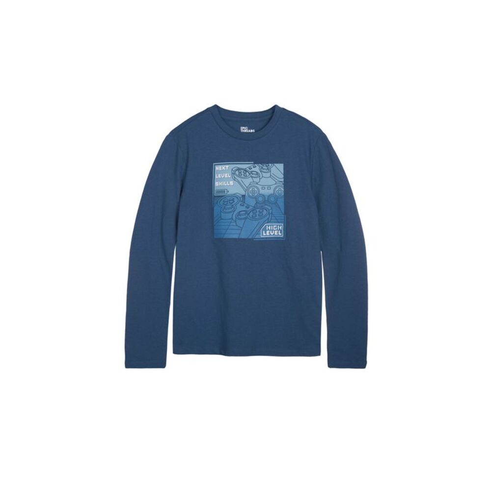 Epic Threads Big Boys Long Sleeves Graphic T-Shirt